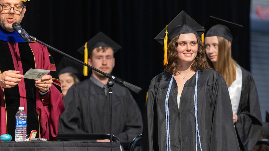 Inspiring grad Emma Flemke