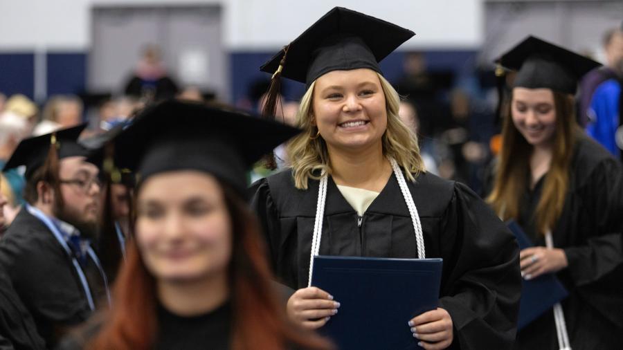A total of 1,037 students received diplomas May 4 from UW-Stout.