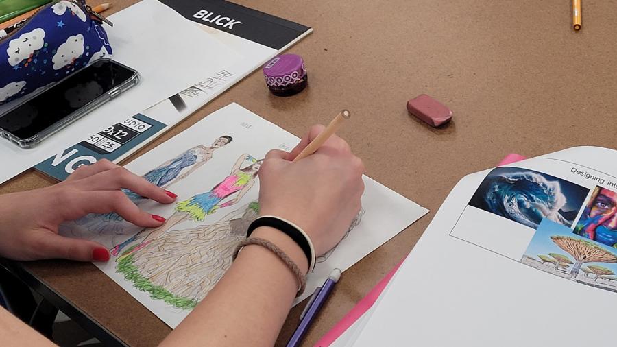 STEAM camp, fashion track