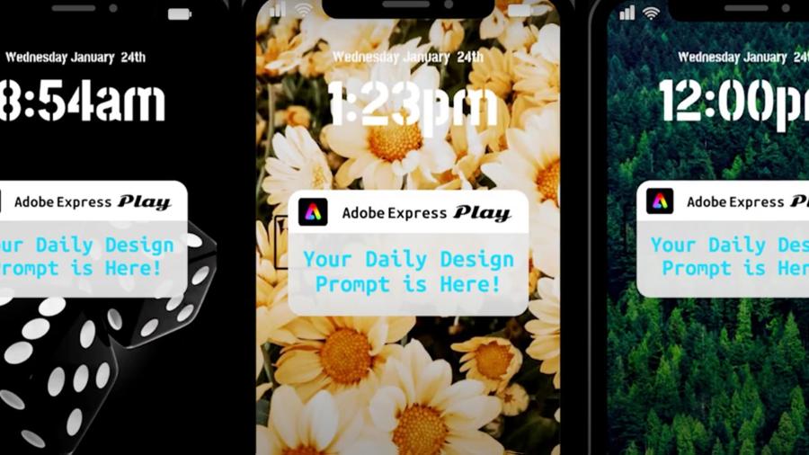 Adobe Express Play, ad still frame