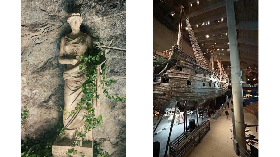 Stockholm metro by Denajah Smith and Vasa warship by Helen Wilson