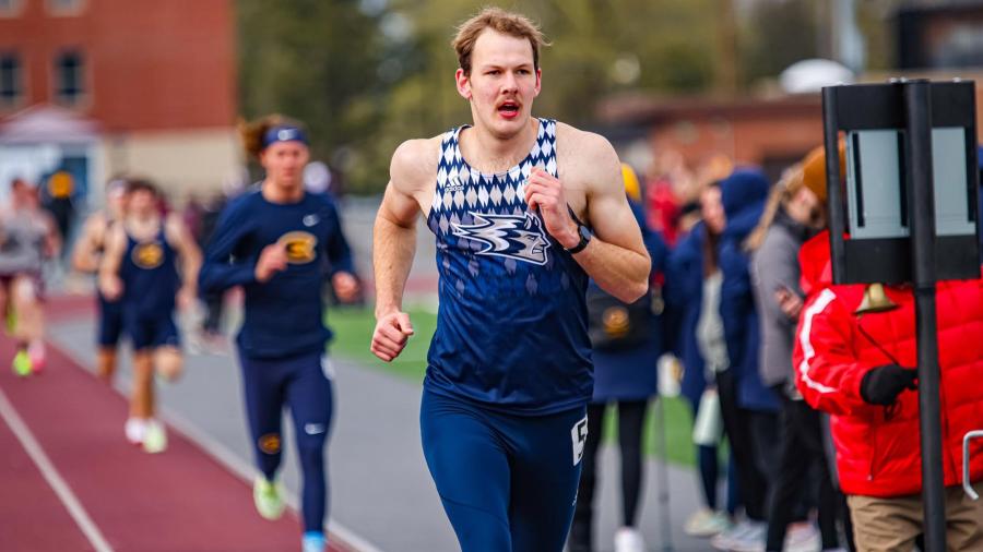 Brandon Dick competed as a member of the UW-Stout track and field team.
