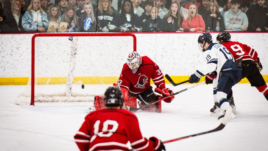Hockey players on ice