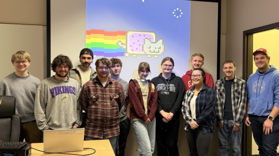 Group of students posing