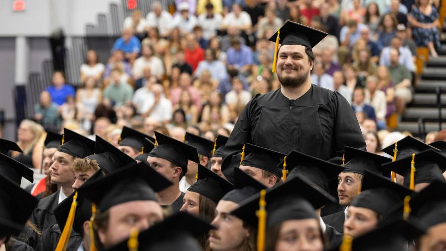 Group of graduates at commencement