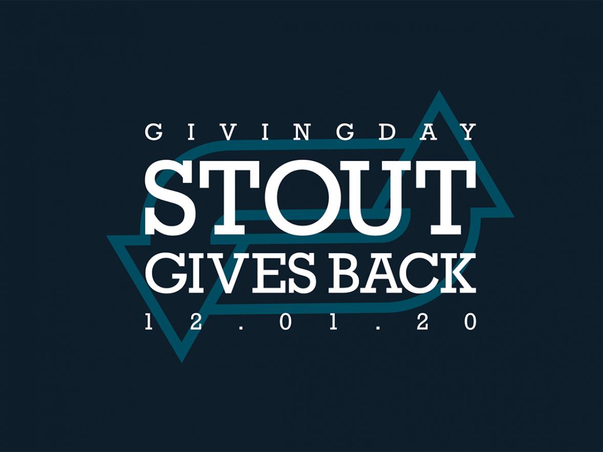 Stout Gives Back 2020 logo
