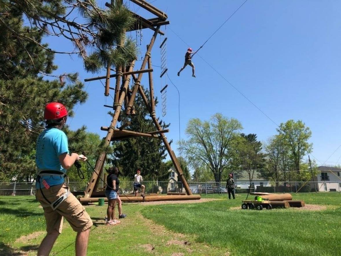 Urec's outdoor ropes course