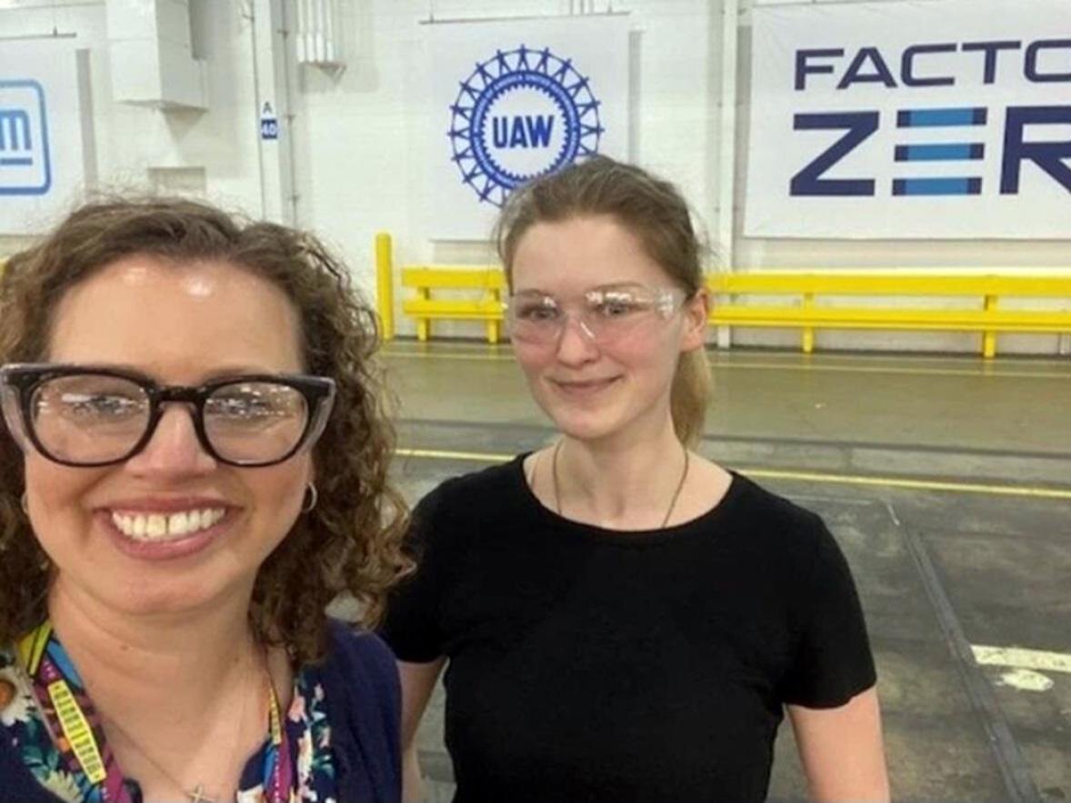 Mechanical engineering major Julia Hellquist had four internships with General Motors before graduating and beginning a full-time job with the company as an engineer.
