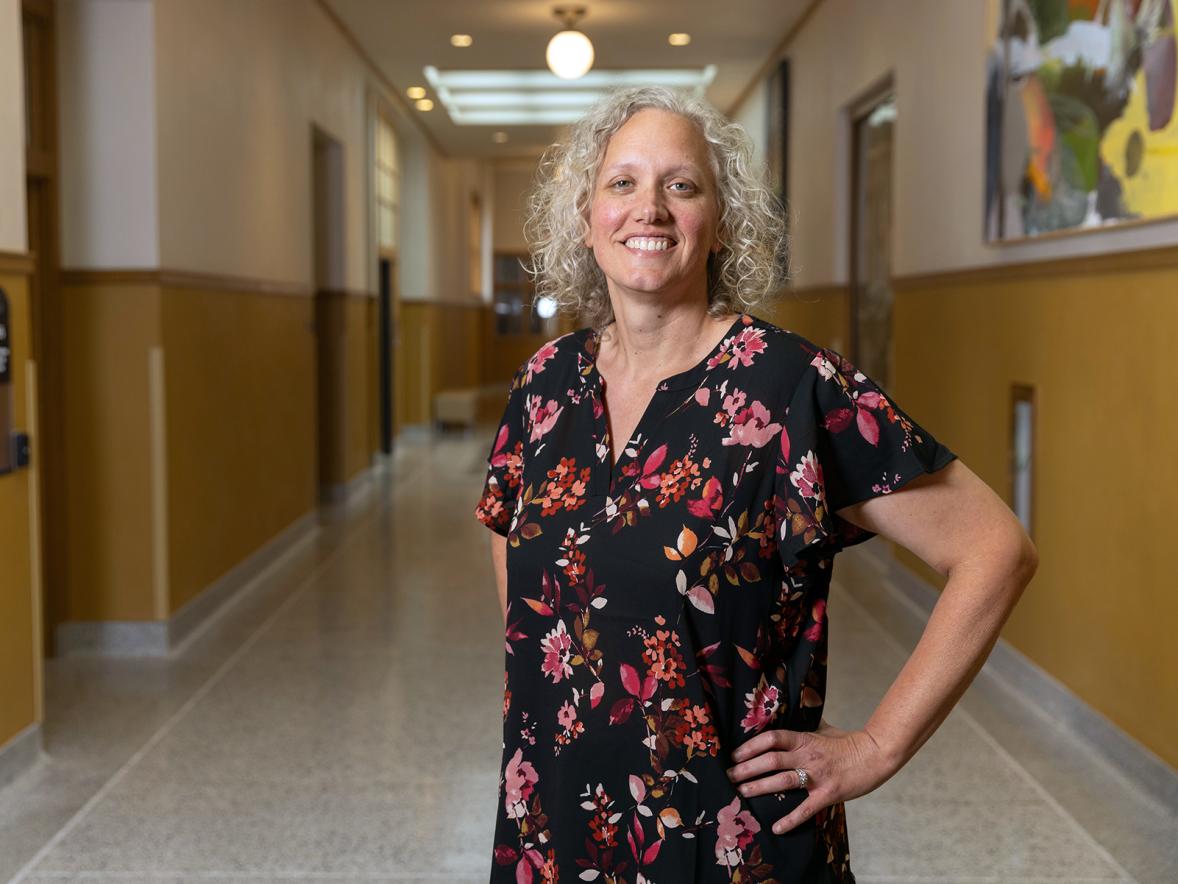 Professor Kathryn Hamilton is one of eight instructors who have been honored at UW-Stout. She is beginning her 17th year teaching psychology.