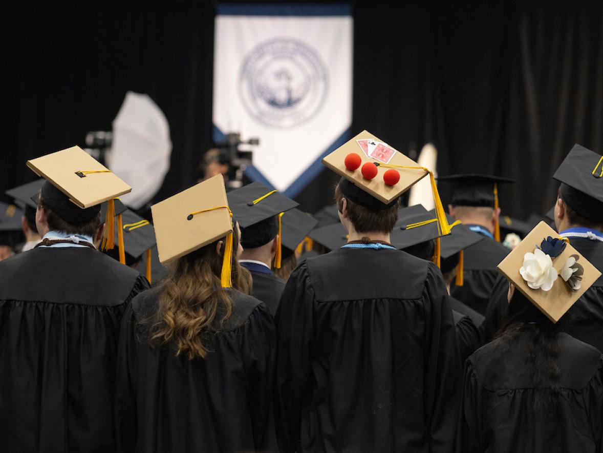 Hats at commencement