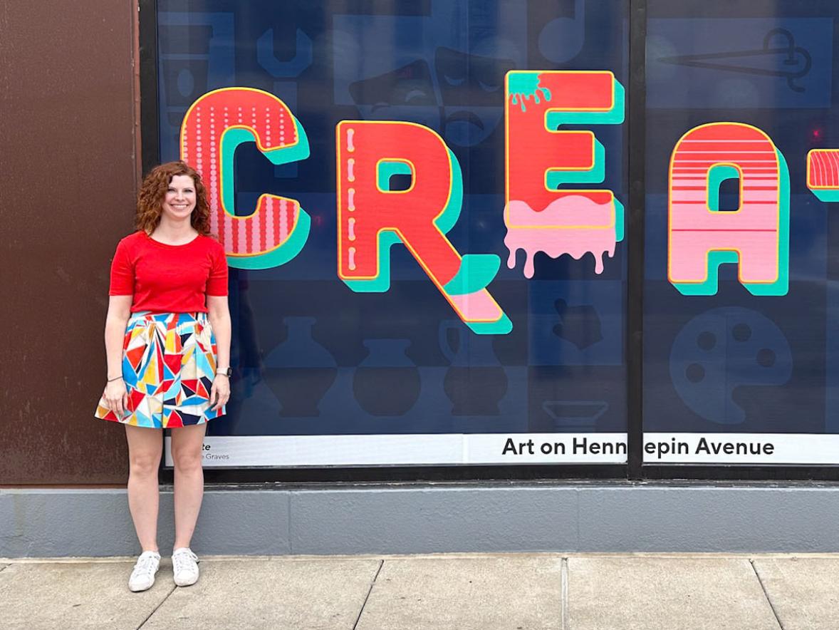 Melanie Graves and 'Create' at Art on Hennepin