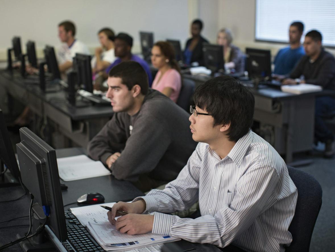 Students in a classroom pick up on AI-infused apps quickly, but generative AI appears to require more reflection on how to use technology.