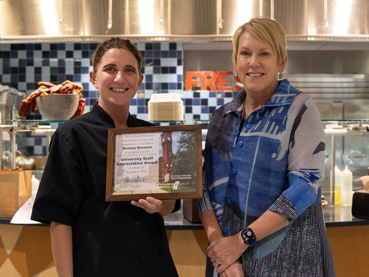 Dressen receives September University Staff Appreciation Award Featured Image