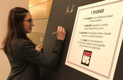 It's on Us Campaign Pledge
