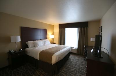 The new Cobblestone Inn & Suites recently opened across from the UW-Stout campus at 149 E. Main Street in downtown Menomoine and is pictured Wednesday, January 10, 2018. 