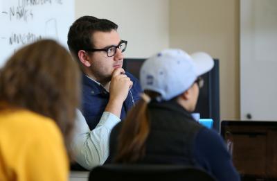 Students in Kate Edenborg's Applied Journalism class.