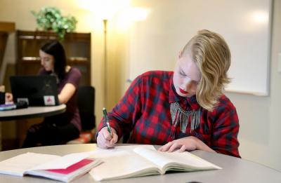 Students in the Writing Center
