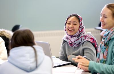ESL students at UW-Stout.