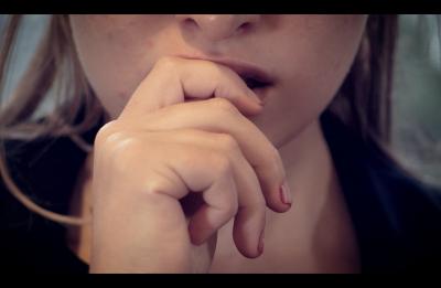 Still of the character Nail Biter from Greg Borman's short film "Susceptible."