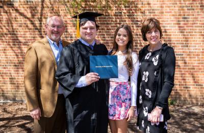 The first 2019 UW-Stout Spring Commencement ceremony featured students from the College of Science, Technology, Engineering, Mathematics, and Management. Photos of graduates and their families were taken before, during, and after the ceremony.