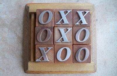 WE Games Tic-tac-toe Wooden Board Game – Wood Expressions