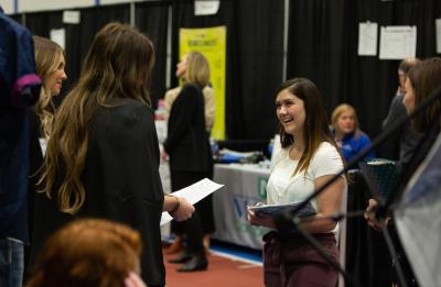 Employers from around the state and region visited UW-Stout campus on March 4, 2020 for the second day of the Career Conference. Students made connections with employers for their internship, co-op opportunities, or even full-time employment.