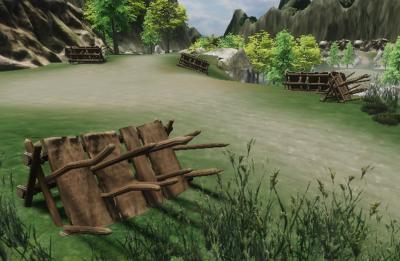 A battlefield environment in Notoris.