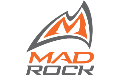 Mad Rock orange and gray logo