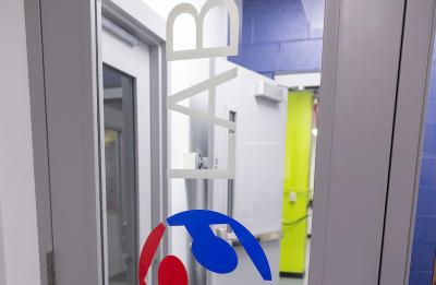 Door to UW-Stout Fab Lab