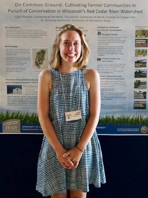 LAKES2018_Possehl Lucia Possehl - 2018 LAKES REU student