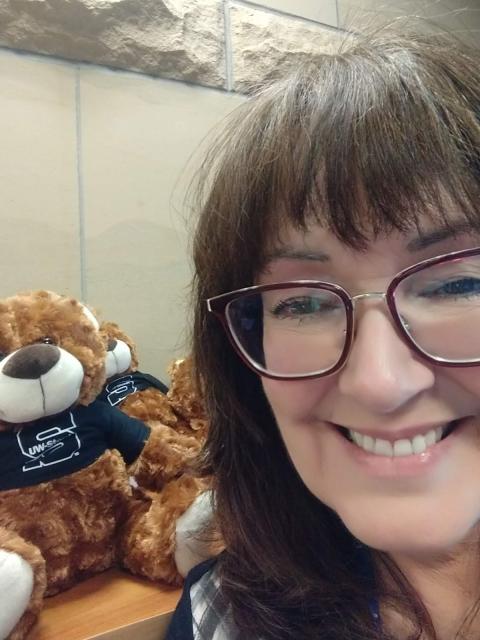 Jule Xenos, StoutFitters store manager, April 2020.