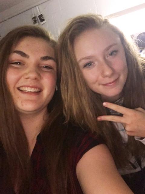 Erin O'Brien and her roommate Klaire.