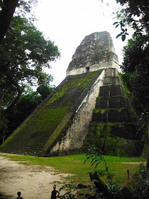 Mayan temple in Guatemala.