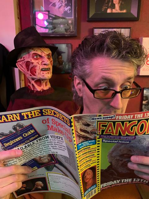 Michael Heagle, UW-Stout assistant professor in entertainment design, has written a book about 40 fright films from 1988.