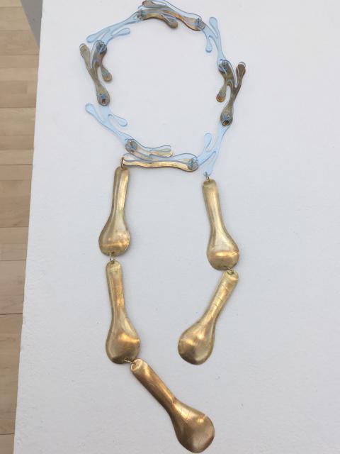Grant Goplen. Untitled. NuGold and Acrylic.