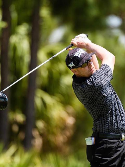Derek Holmes, a 2010 UW-Stout graduate and former Blue Devil golfer, qualified for this week’s PGA Championship in South Carolina, one of golf four major events.