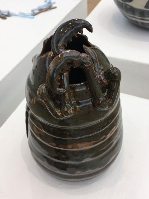 Jude Pelowski. Roach. Ceramic Vase.