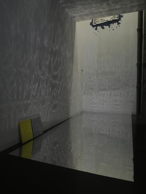 “As if Nothing (for Bashō)” is an installation by UW-Stout Professor Charles Matson Lume in the exhibit Many Waters: A Minnesota Biennial at the Minnesota Museum of American Art.
