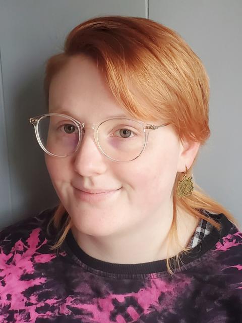 Jackie Cummings, who created the visual novel game Octopus Pot, will graduate May 7 from UW-Stout with an MFA in design.
