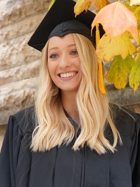 Casey Holmes, inspiring grad, fall 2022, 1