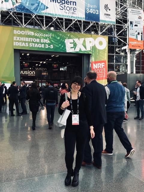 Reem Emerson at National Retail Federation conference