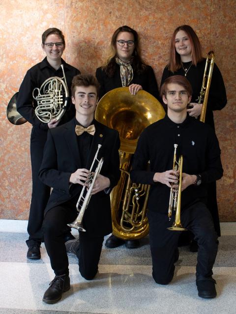 UW-Stout's Blazin Brass Quintet