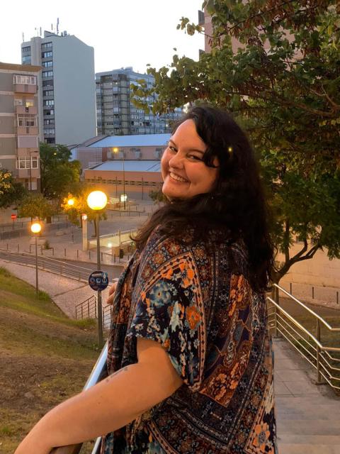 Ashley Barry in Lisbon, Portugal