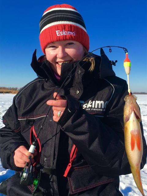 Fish on!: UW-Stout apparel alum designs technical clothing for Eskimo Ice  Fishing Gear