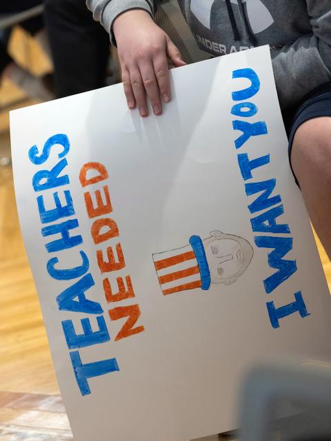 Teach Day activities included hands-on projects in each of the seven undergraduate teaching majors offered at UW-Stout.