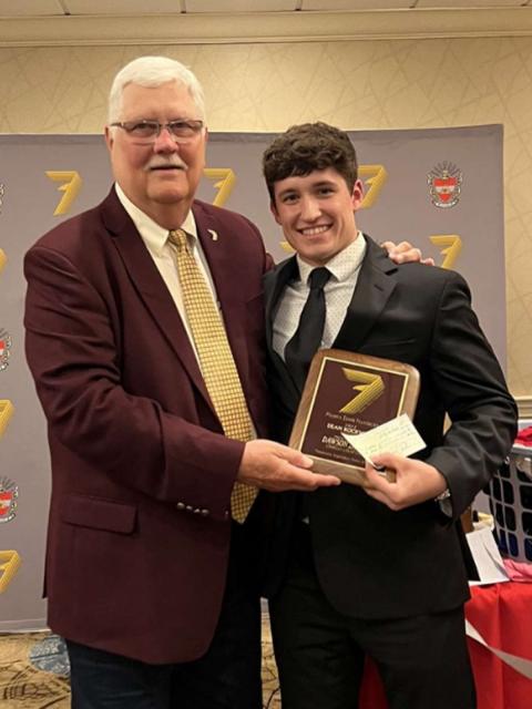 Inspiring grad Dawson Zibton