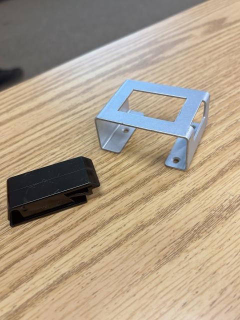 Plastic and metal components